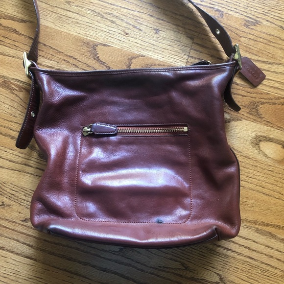 Coach Legacy Duffle Hobo Bag in Brown Leather D1293 - Picture 4 of 13